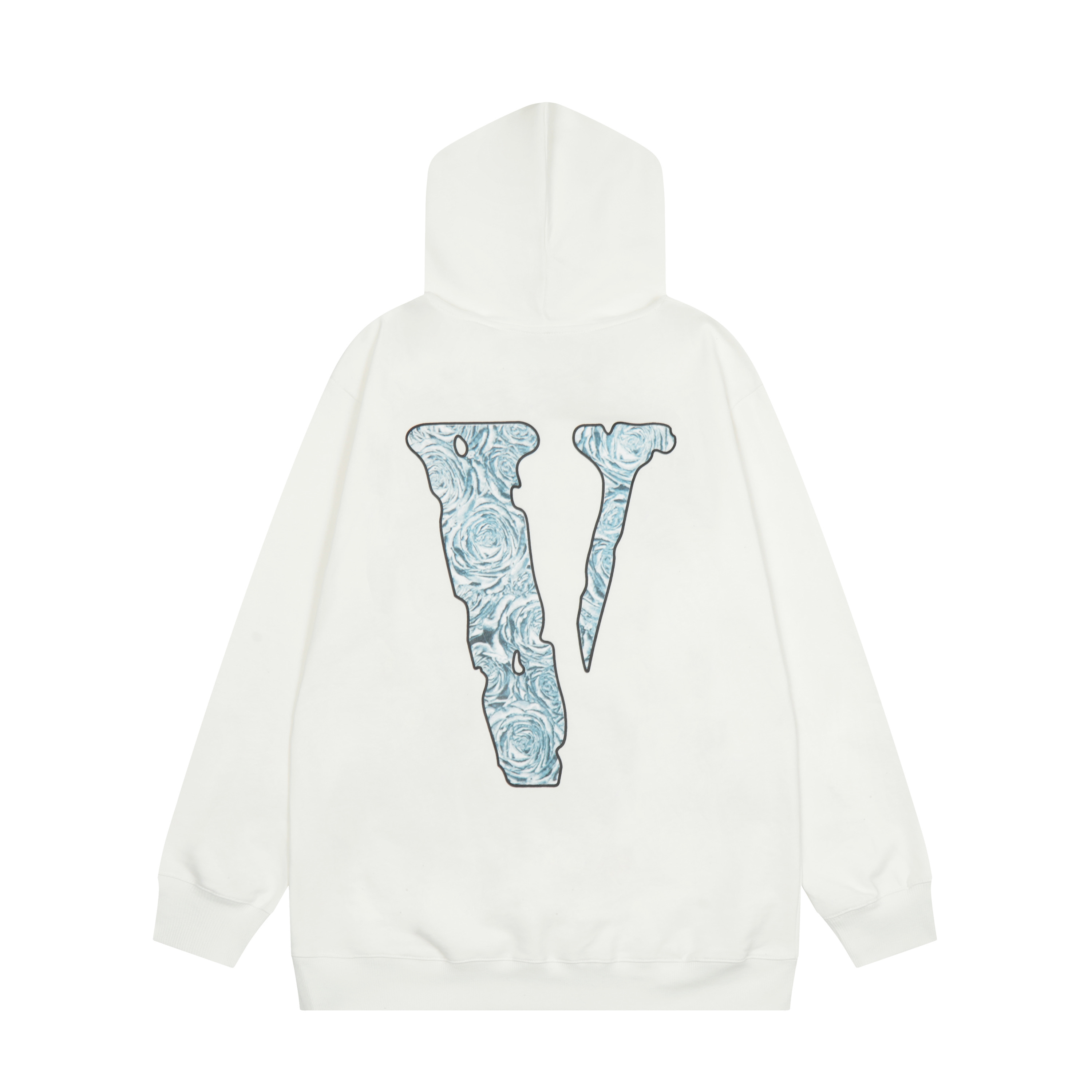 Худи Vlone The Woo Roses "White" фото № 2