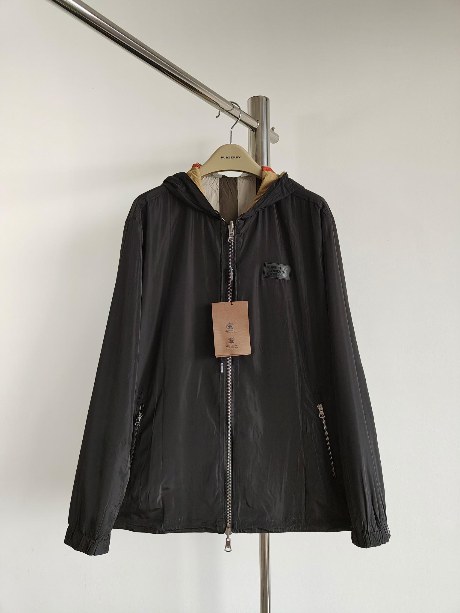 Куртка Burberry Print Checked Dark Lines Black Srtipe "Brown" фото № 3