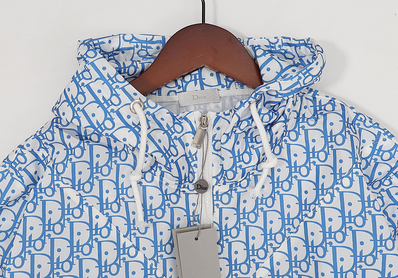Куртка Christian Dior Monogram "White/Blue" фото № 4