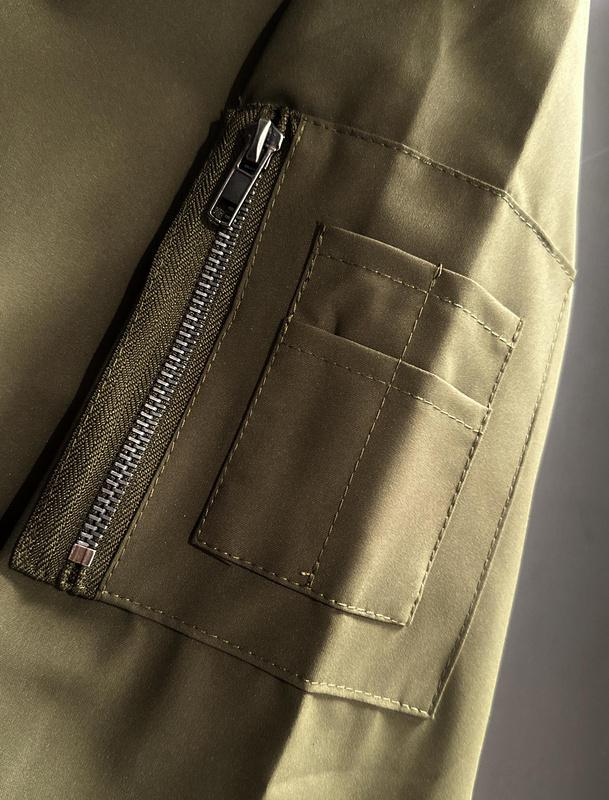 Куртка-бомбер Christian Dior Frontside Logo D Atelier 1947 "Green" фото № 3