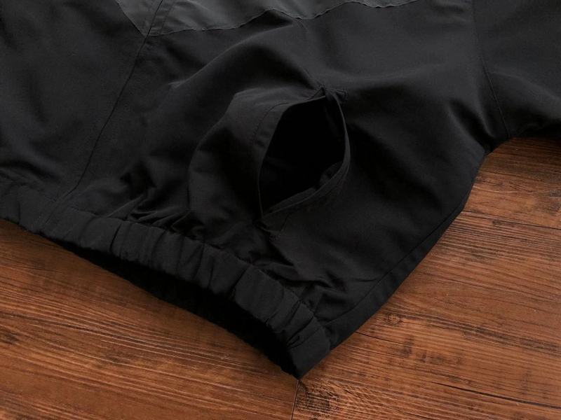 Ветровка Fear Of God Small Front Logo And Oblique Stripes "Black" фото № 6