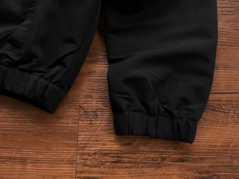 Ветровка Fear Of God Small Front Logo And Oblique Stripes "Black" фото № 7