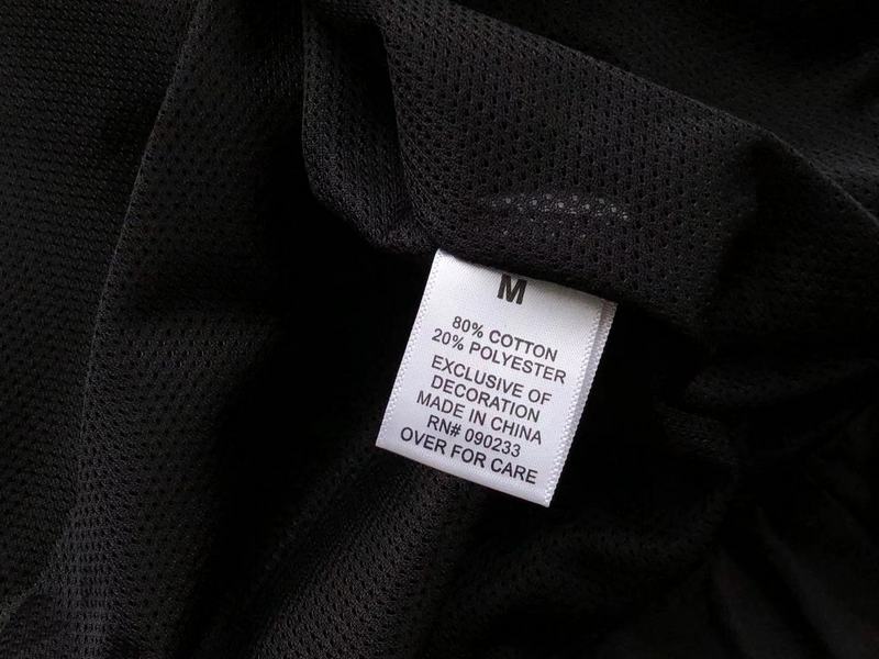 Ветровка Fear Of God Small Front Logo And Oblique Stripes "Black" фото № 9