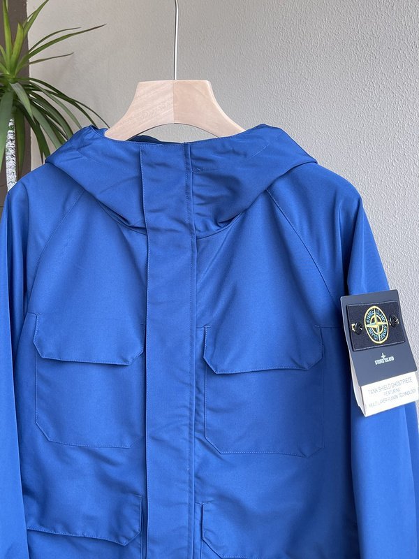 Ветровка Stone Island Comfortable With A Hood "Blue" фото № 2