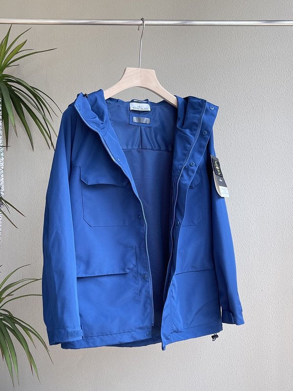 Ветровка Stone Island Comfortable With A Hood "Blue" фото № 4