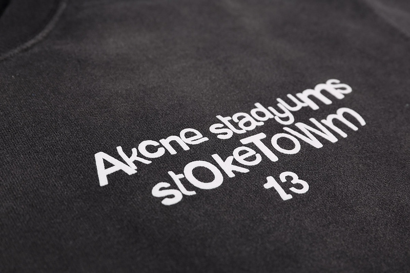 Футболка Acne Studios Face Logos "Black" фото № 2