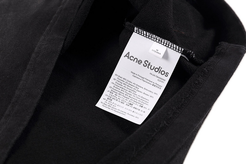 Футболка Acne Studios Face Logos "Black" фото № 3