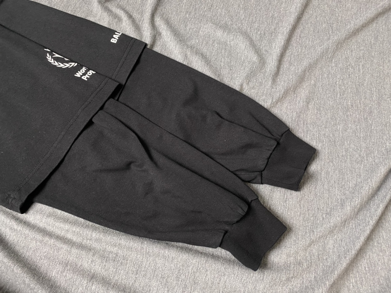 Лонгслив Balenciaga Interesting Design "Black" фото № 3