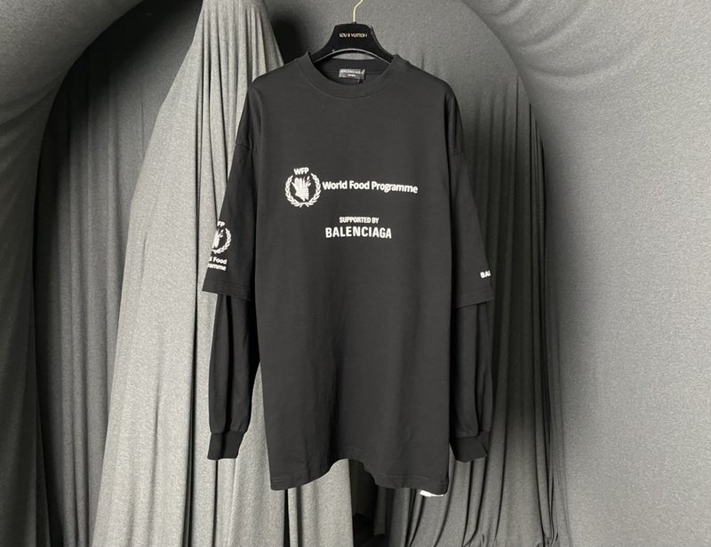 Лонгслив Balenciaga Interesting Design "Black" фото № 7