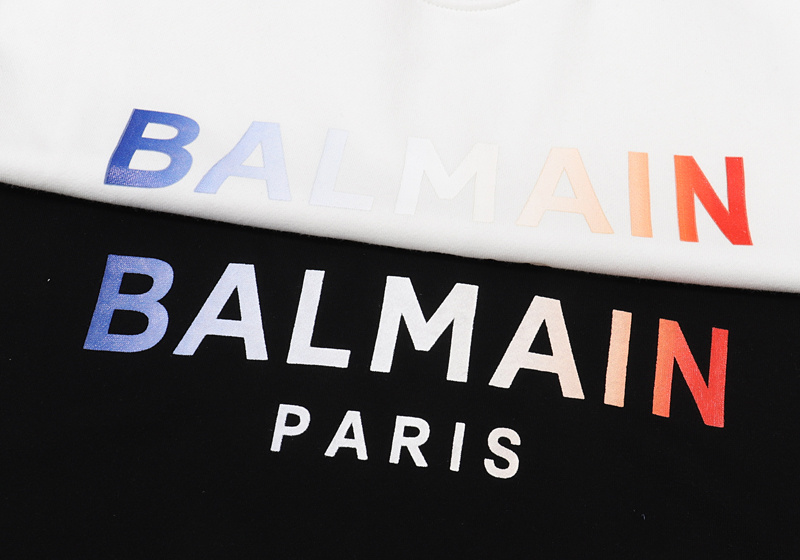 Свитшот Balmain Color Label Brand "White" фото № 2