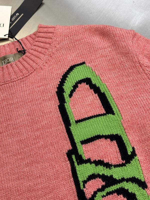 Лонгслив Christian Dior Logo From Top To Bottom "Pink" фото № 5