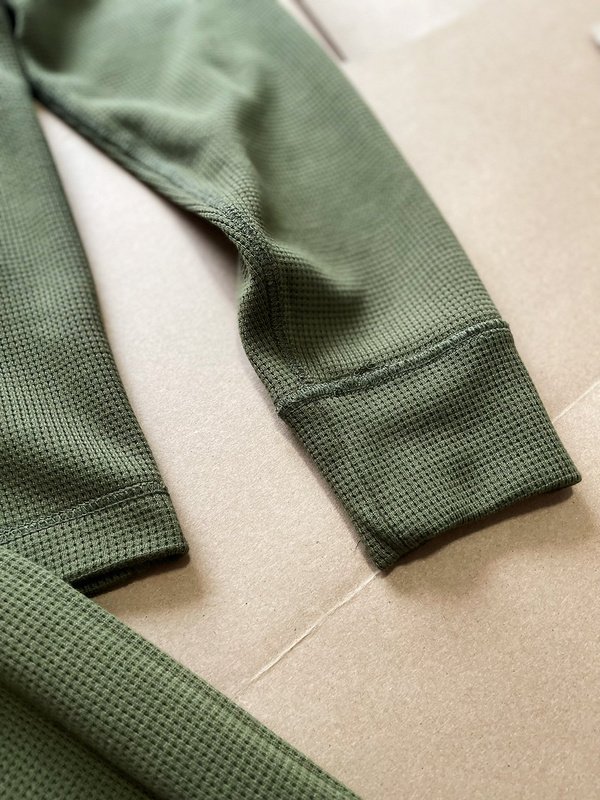 Лонгслив Сomme Des Garcons Long Inscription Back "Khaki" фото № 6