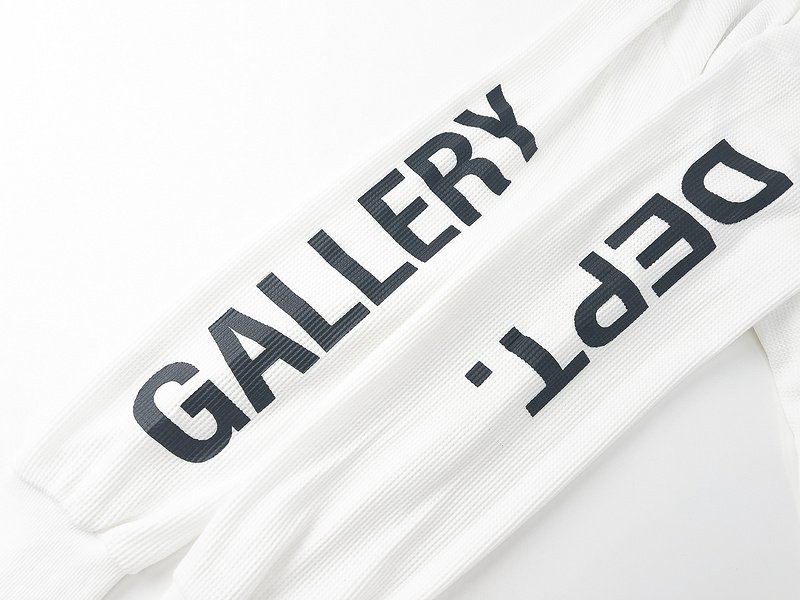 Лонгслив Gallery Dept With Logo On The Sleeves "White" фото № 4