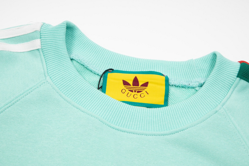 Лонгслив Gucci With The Adidas Logo "Mint" фото № 6