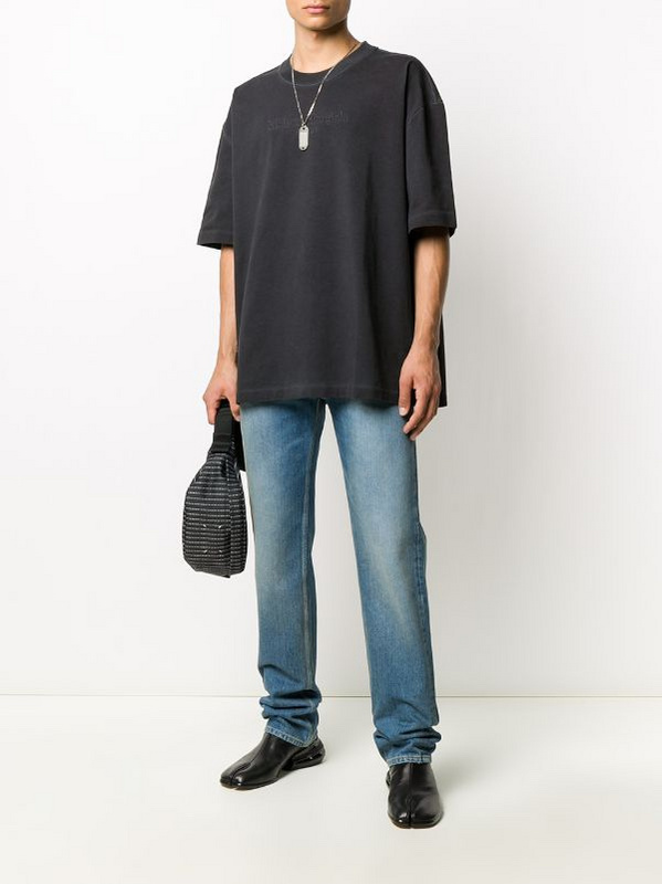 Футболка Maison Margiela Basic "Navy Grey" фото № 8