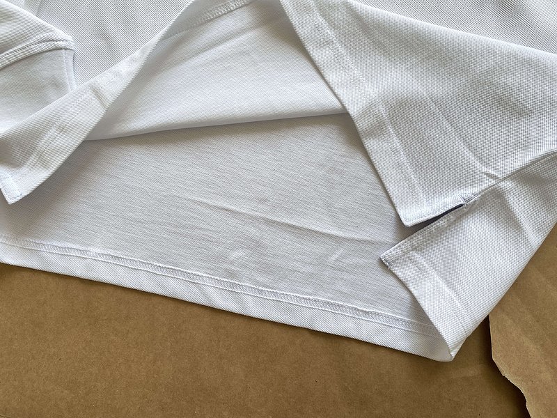 Лонгслив Tommy Hilfiger Small Logo And Button Collar "White" фото № 6