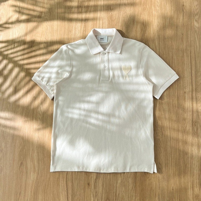 Поло Amiri Cotton With An Embroidered Logo Of The Letter A "White" фото № 2