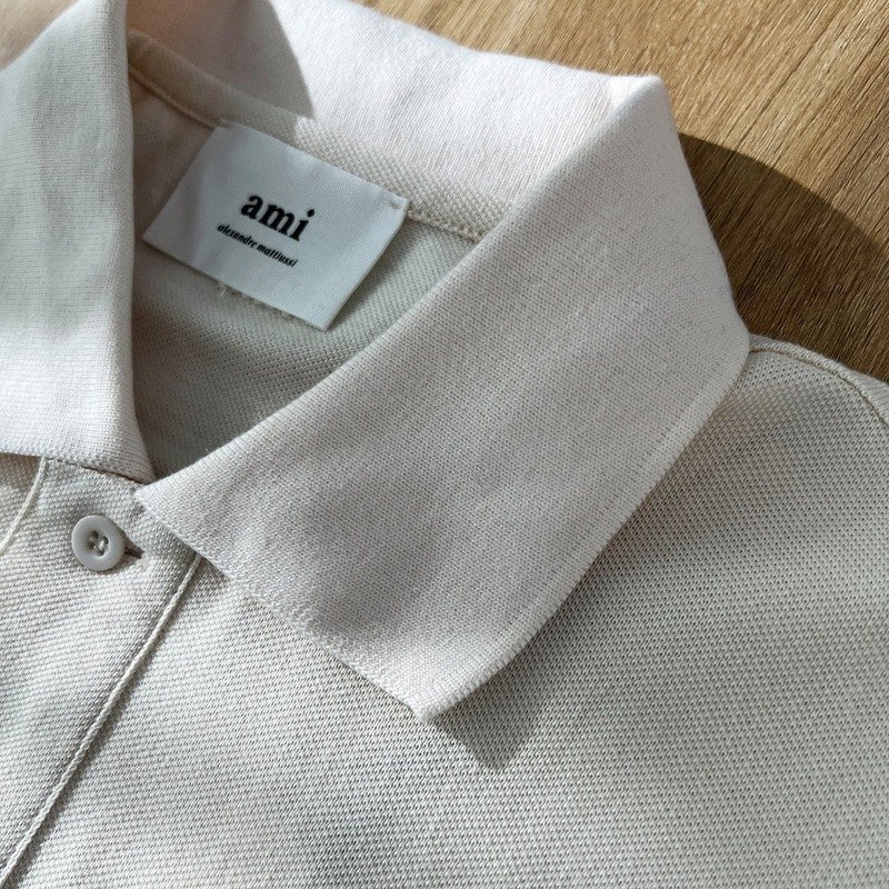 Поло Amiri Cotton With An Embroidered Logo Of The Letter A "White" фото № 5
