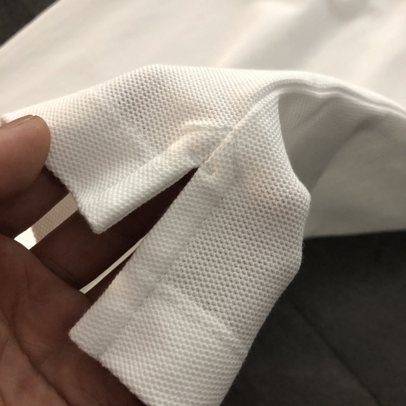 Поло Burberry With Leafy Pattern "White" фото № 7