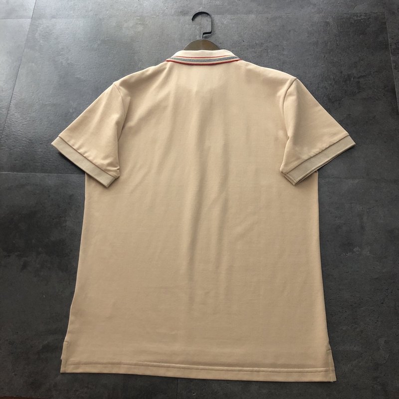 Поло Burberry With A Logo Stamp "Brown" фото № 9