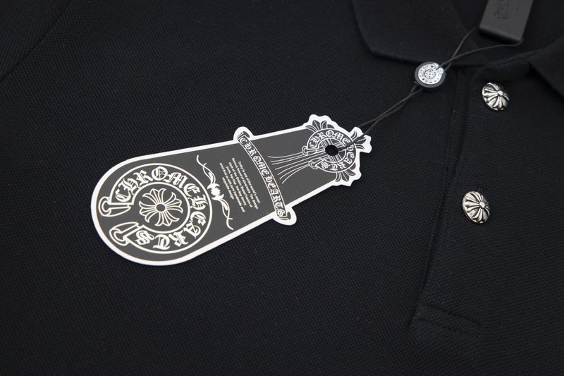 Поло Chrome Hearts The Sword Logo "Black" фото № 2