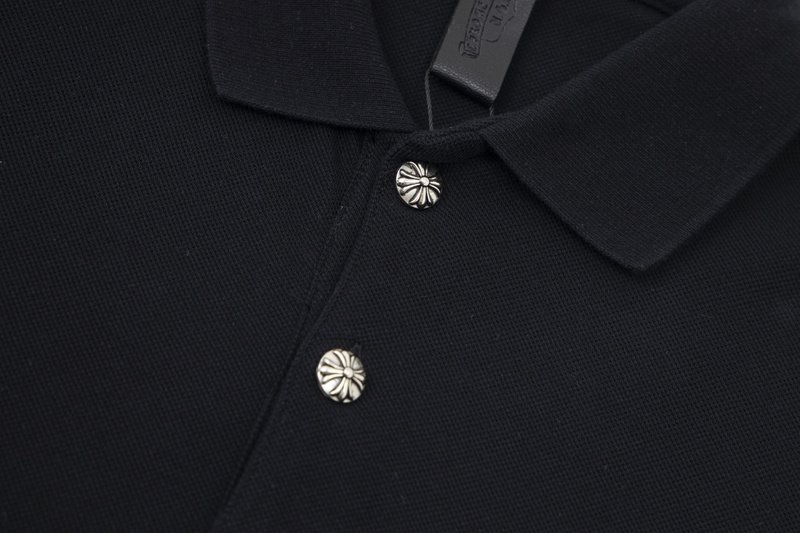 Поло Chrome Hearts The Sword Logo "Black" фото № 6