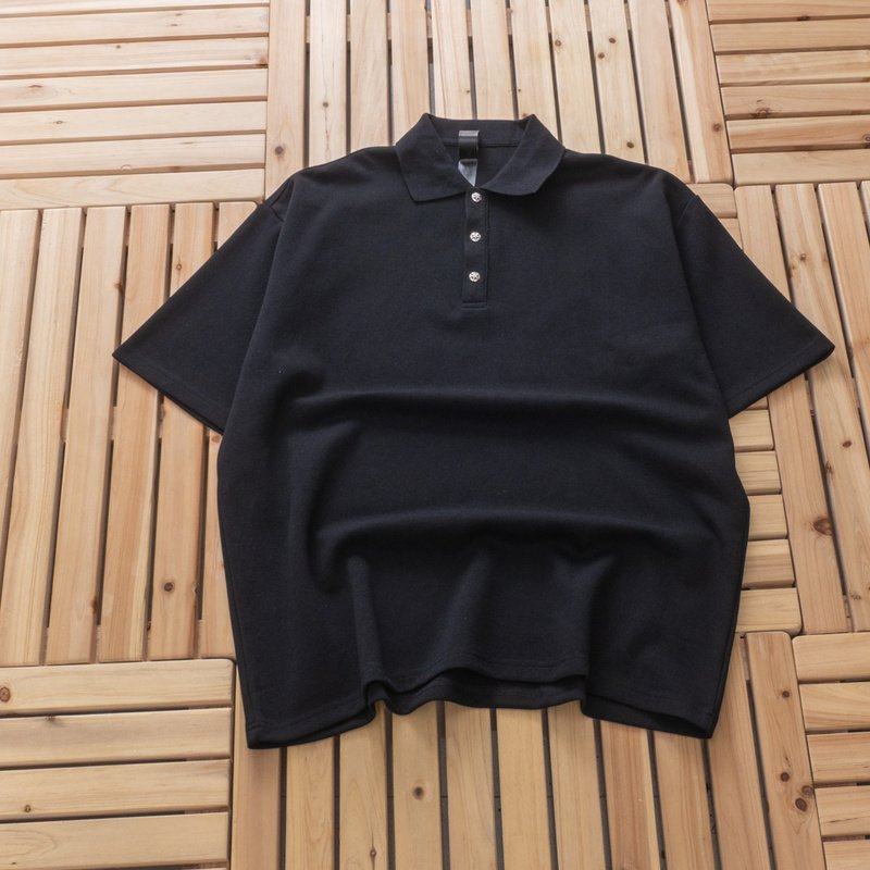 Поло Chrome Hearts Casual Knitted Short Sleeves "Black" фото № 5