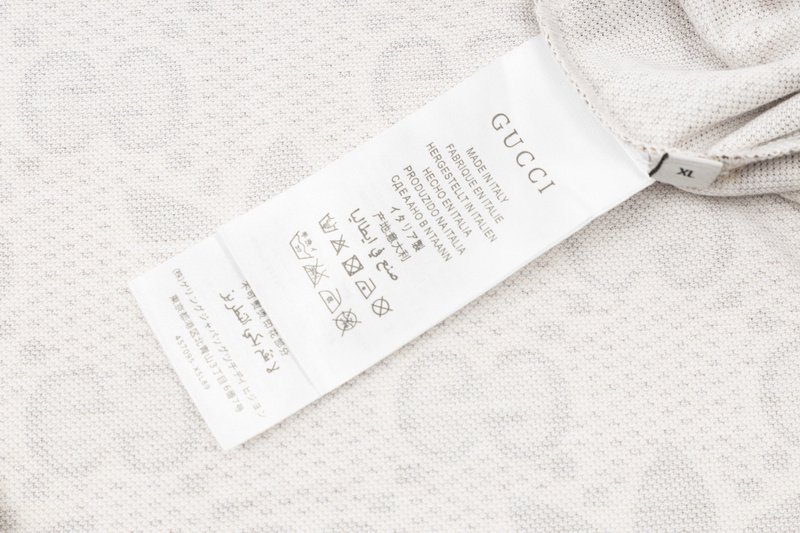 Поло Gucci X Adidas Brand Print "Brown" фото № 6