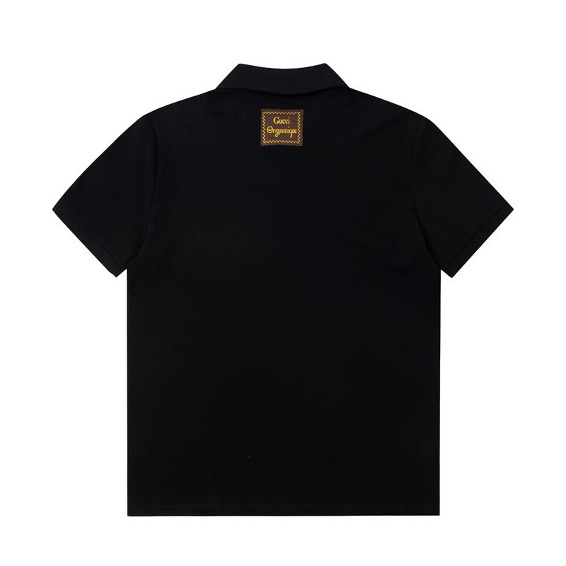 Поло Gucci Glued Letters "Black" фото № 2