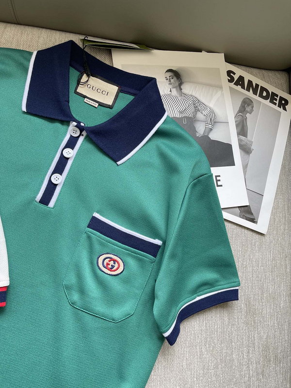 Поло Gucci With a Pocket "Turquoise" фото № 4