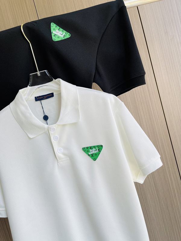 Поло Louis Vuitton Inverted Triangle "White" фото № 3