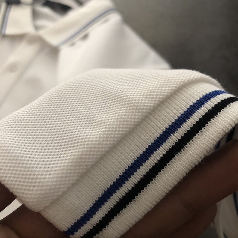 Поло Prada With Logo Brand - Cotton "White" фото № 5