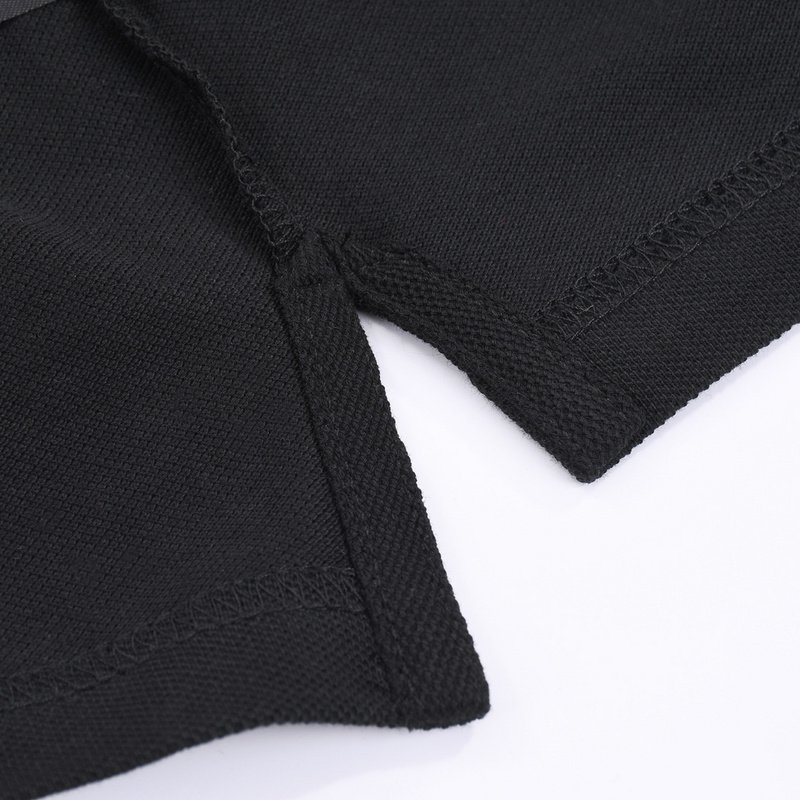 Поло Prada With Black Text Stripe "Black" фото № 2