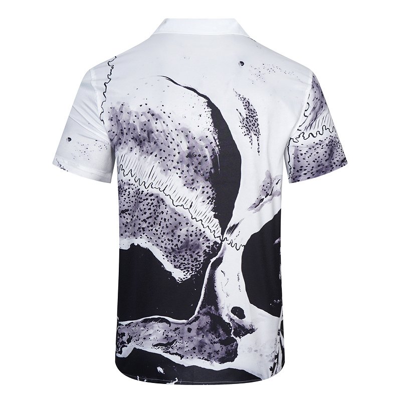 Рубашка Amiri Waves And Rocks Print "White" фото № 2