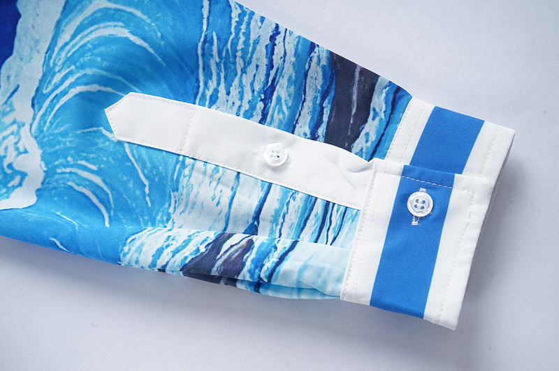 Рубашка Casablanca Beautiful Night Moon "Blue" фото № 5