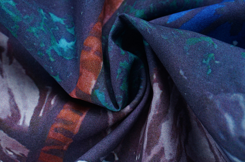 Рубашка Casablanca Beautiful Night Moon "Blue" фото № 4