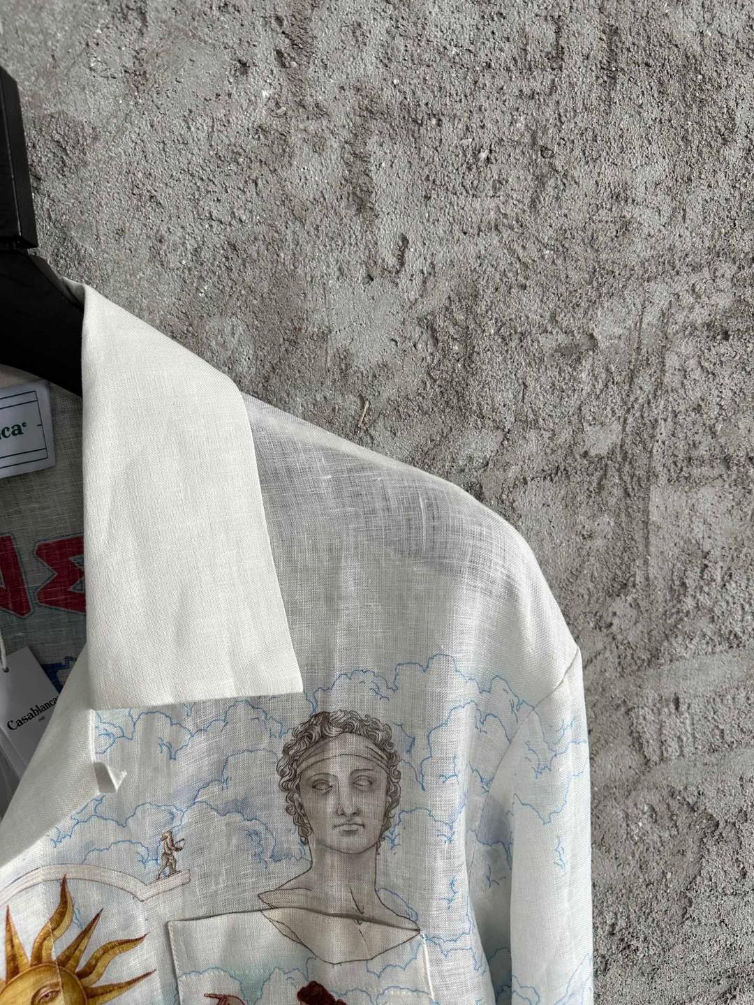 Рубашка Casablanca Sun Heaven White Columns "White" фото № 2