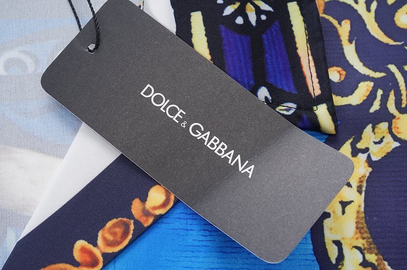 Рубашка Dolce Gabbana Man Front Print And Horse Back Print "Multicolor" фото № 6