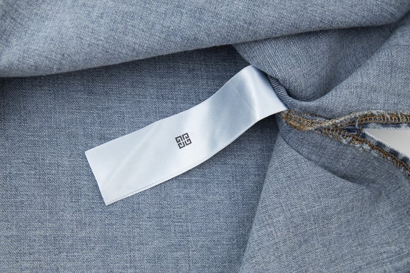 Рубашка Givenchy Denim Style "Blue" фото № 8