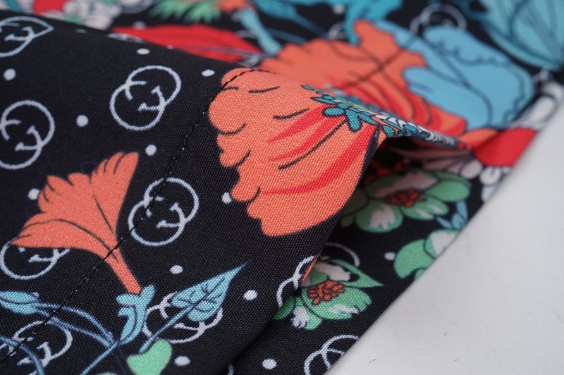 Рубашка Gucci Red Flowers "Red" фото № 4