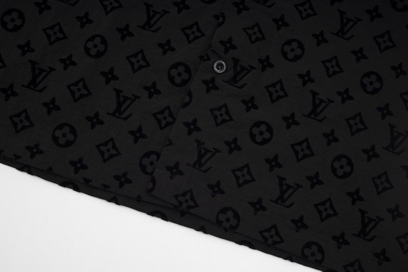Рубашка Louis Vuitton With Small Emblems "Black" фото № 3