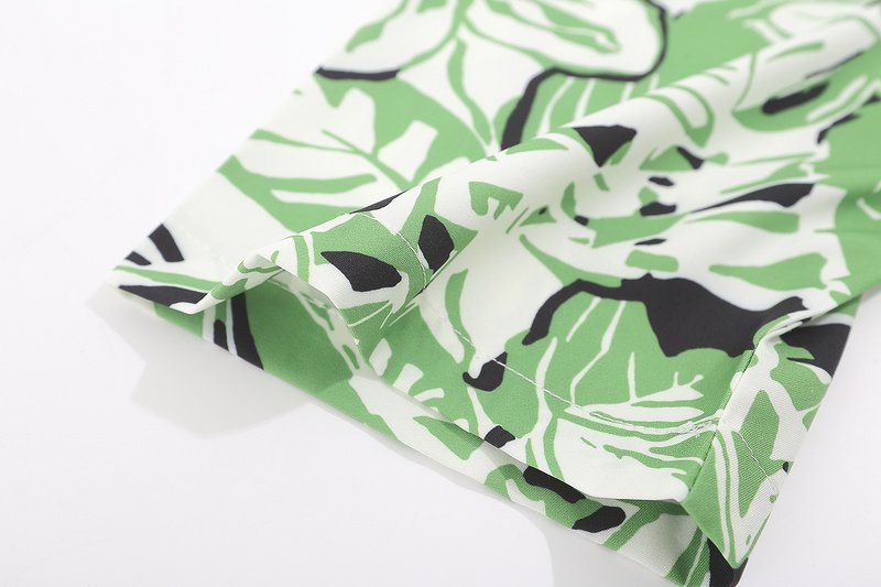 Рубашка Palm Angels With Lily Design "Green" фото № 8