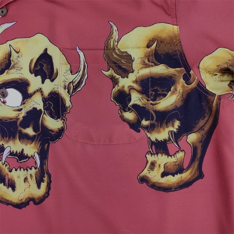 Рубашка Wacko Maria Demons "Red" фото № 6