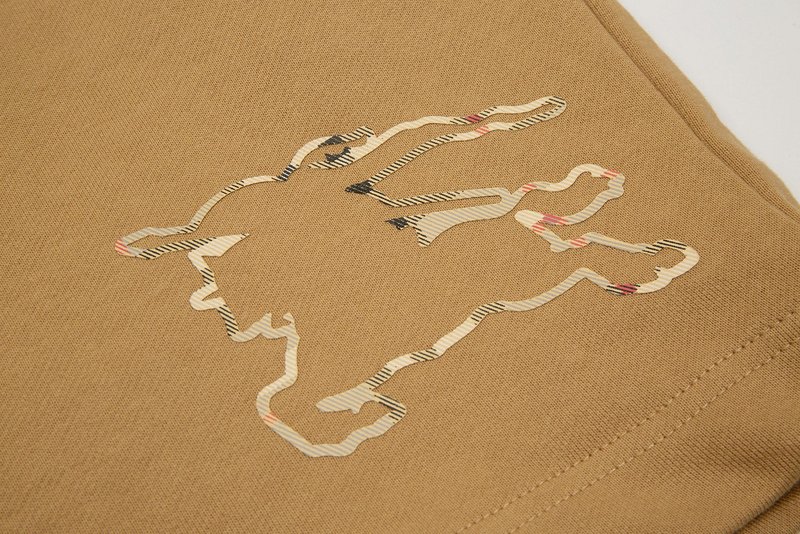 Шорты Burberry With Horse Rider Contour "Brown" фото № 6
