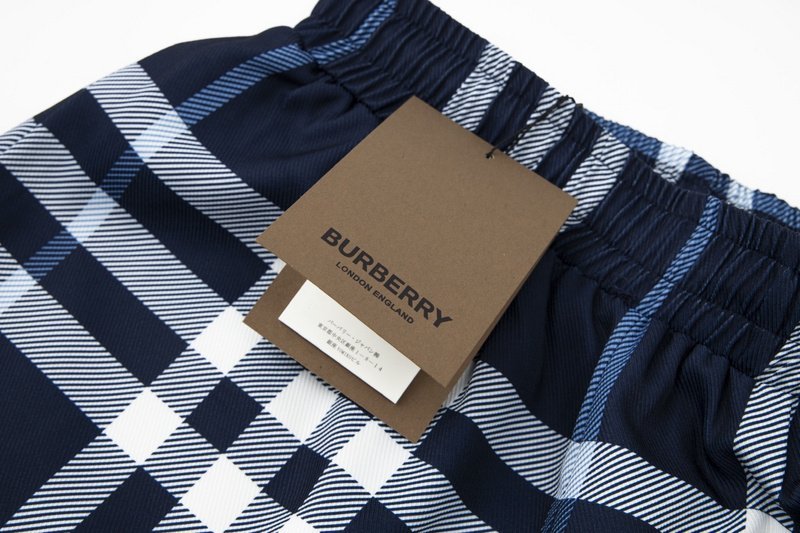 Шорты Burberry Scottish Cage Style "Blue" фото № 5