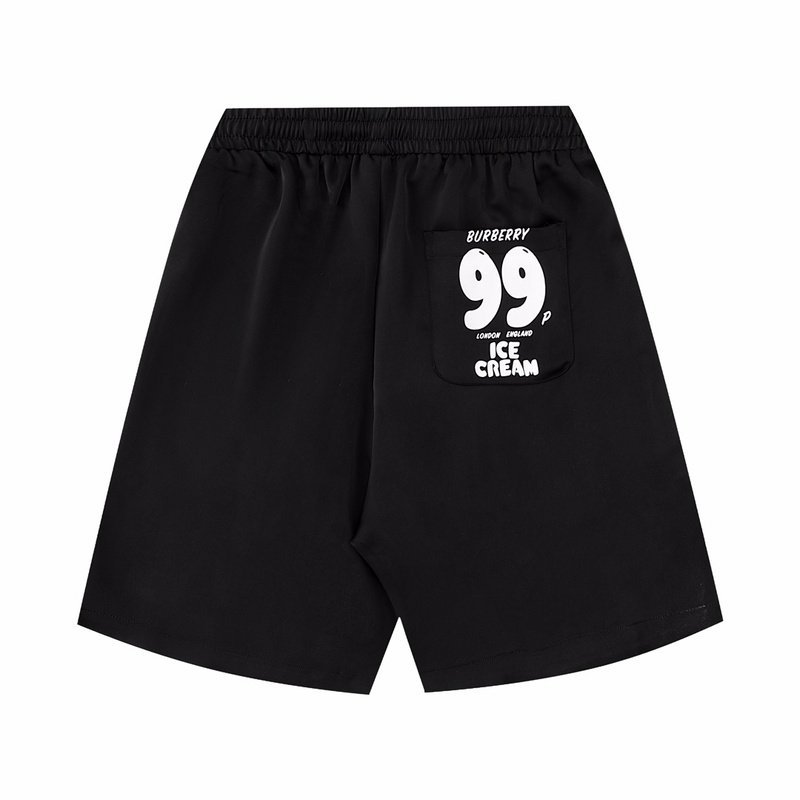 Шорты Burberry Number Ninety-Nine "Black" фото № 5
