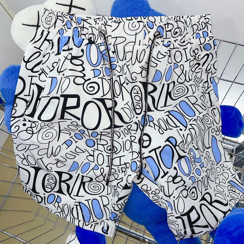 Шорты Christian Dior Many Logos Dior "Gray" фото № 7