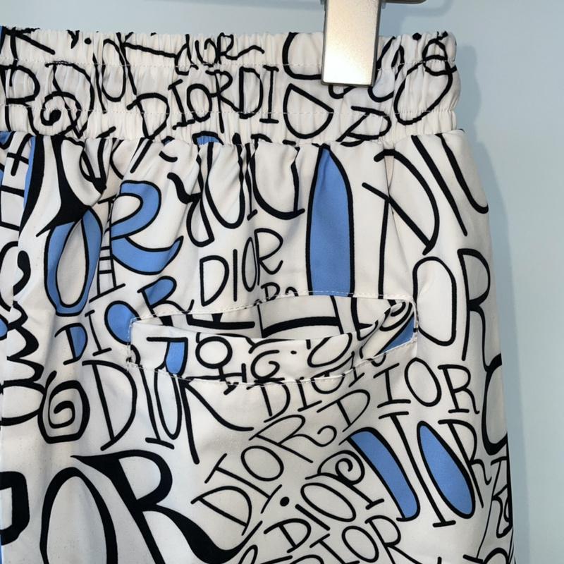 Шорты Christian Dior Many Logos Dior "Gray" фото № 6