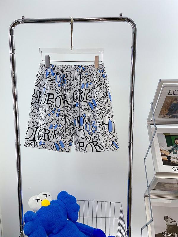 Шорты Christian Dior Many Logos Dior "Gray" фото № 2