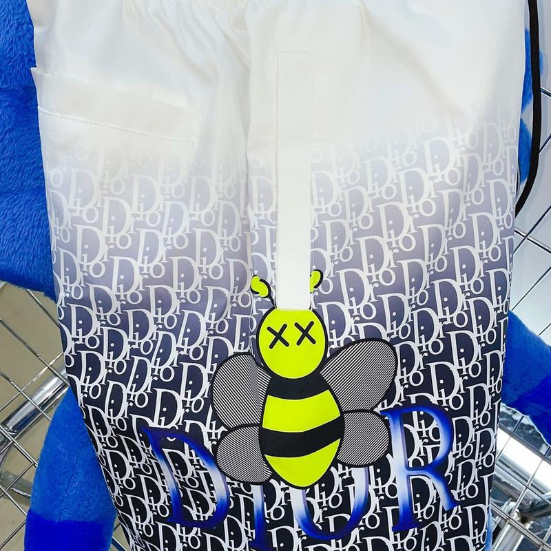 Шорты Christian Dior Big Bee "White" фото № 5